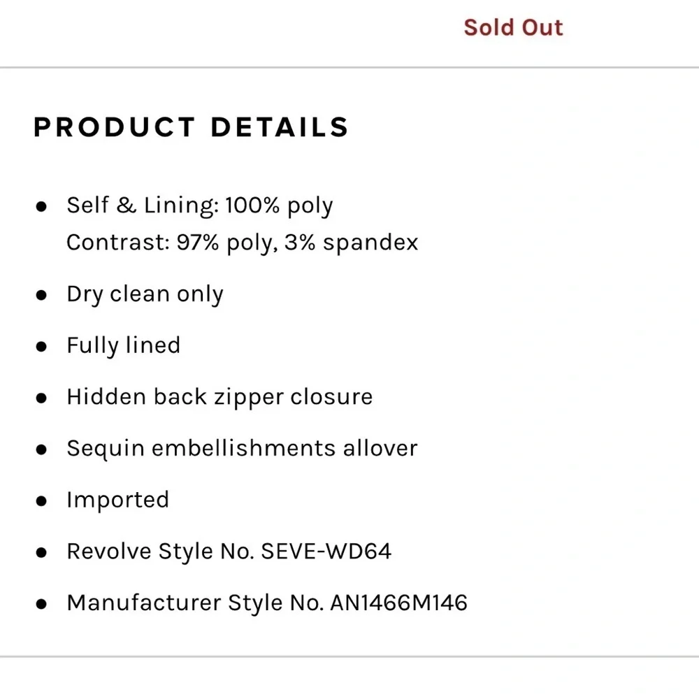 NWT 7 For all Mankind by Revolve Sequin Dress In silver & black contrast Medium - Picture 14 of 14